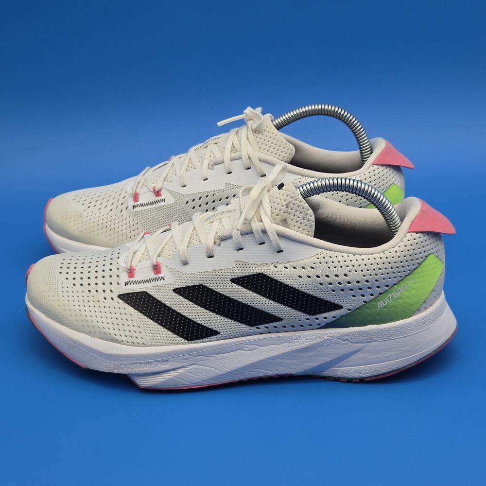 Adidas Adizero SL Womens 9.5 Running Shoes White Core Black Arctic Fusion